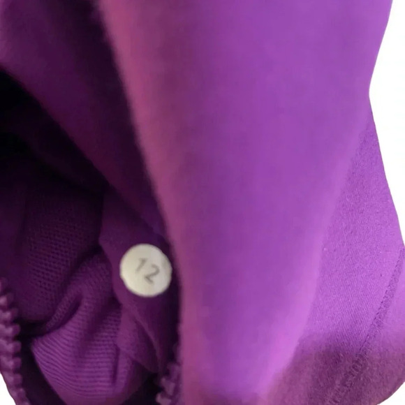 Lululemon Athletica Half Moon Purple Full Zip Jacket in Potion Purple Size 12 - Picture 7 of 10